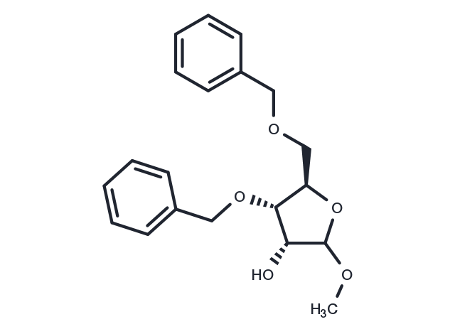 Methyl 3,5-di-O-benzyl-D-ribofuranoside Chemical Structure