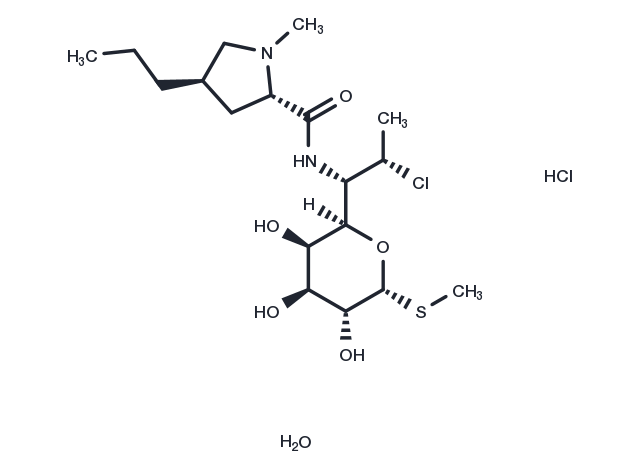 Clindamycin hydrochloride monohydrate Chemical Structure