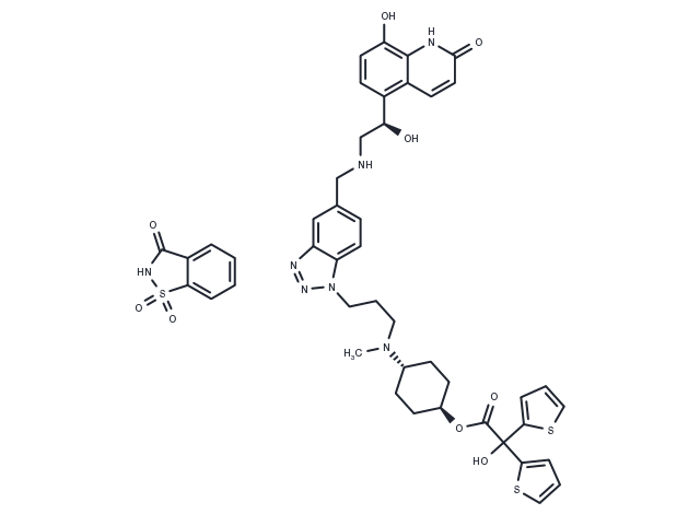 Navafenterol saccharinate Chemical Structure