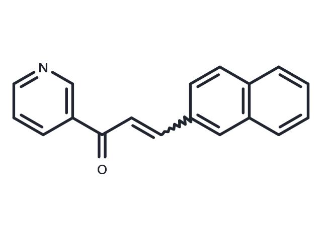 3-(2-Naphthalenyl)-1-(3-pyridinyl)-2-propen-1-one Chemical Structure