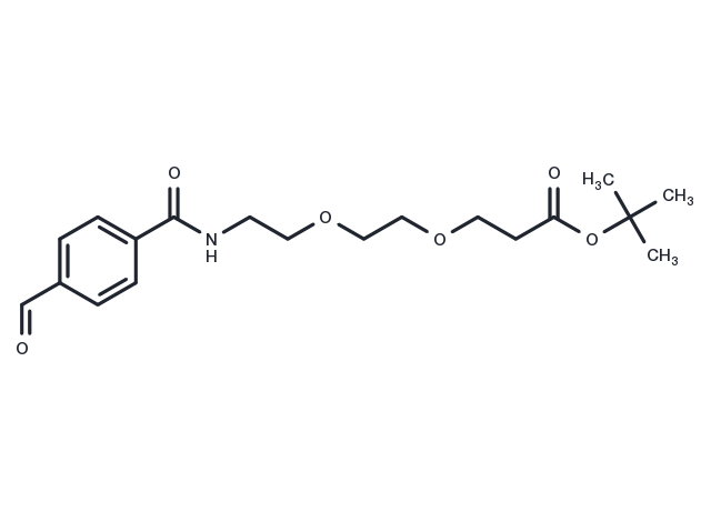 Ald-Ph-amido-PEG2-C2-Boc Chemical Structure