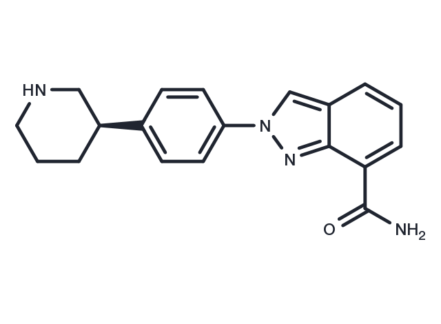 Niraparib (R-enantiomer) Chemical Structure