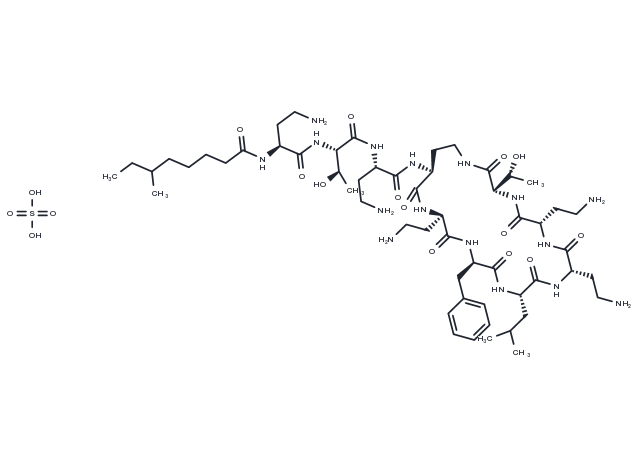 Polymyxin B Sulfate Chemical Structure