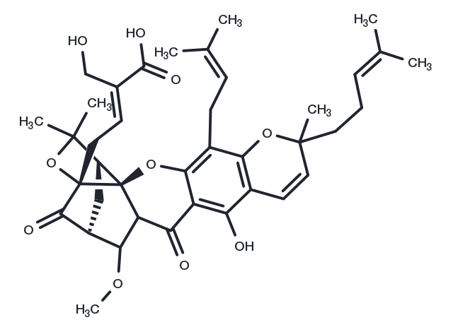 Gambogic acid A Chemical Structure