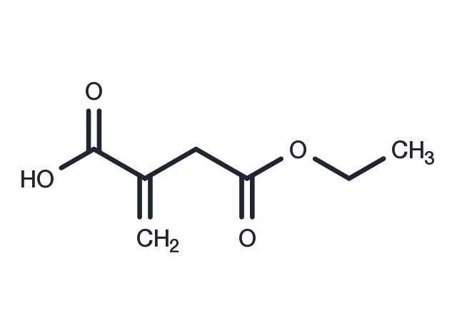 Monoethyl itaconate Chemical Structure