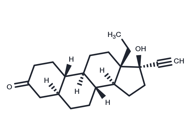 5α-dihydro Levonorgestrel Chemical Structure