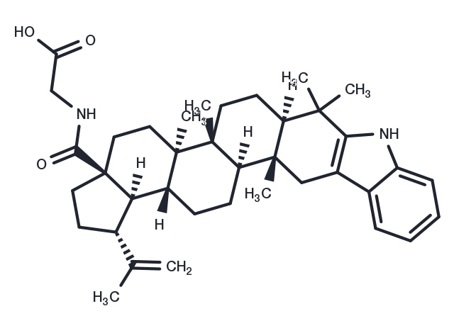 2,3-Indolobetulinic glycine amide Chemical Structure