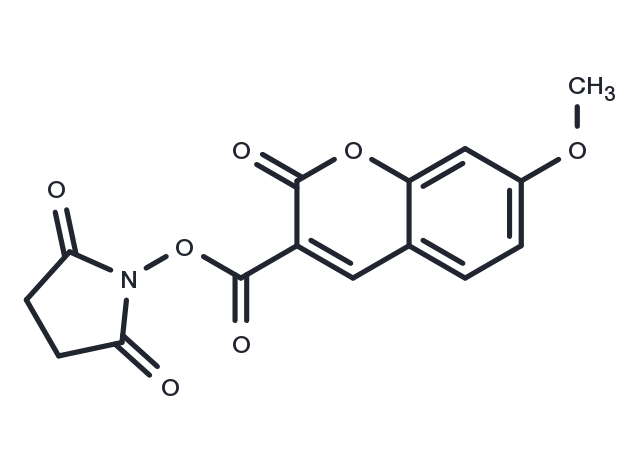 Succinimidyl 7-methoxycoumarin-3-carboxylate Chemical Structure