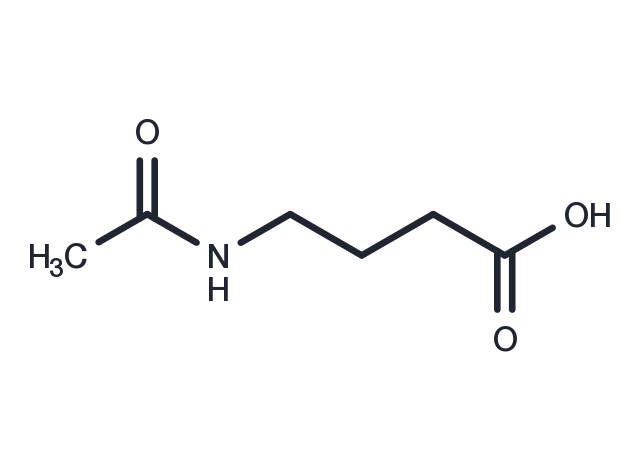 4-Acetamidobutanoic acid Chemical Structure