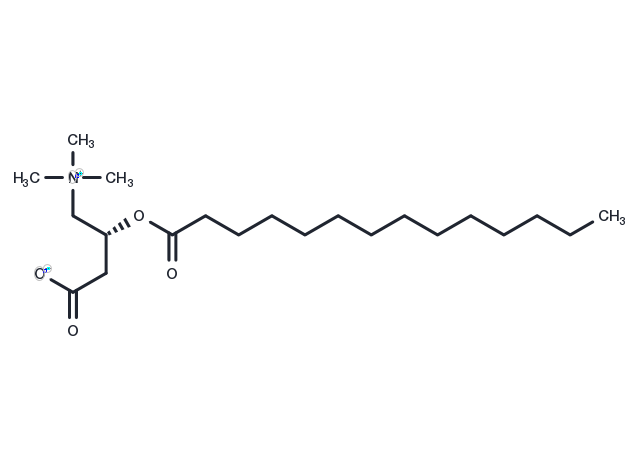 Tetradecanoylcarnitine Chemical Structure