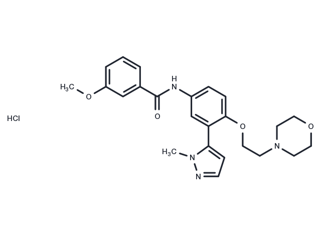 Temanogrel hydrochloride Chemical Structure