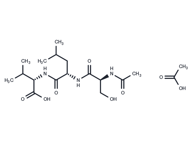 Fas C-Terminal Tripeptide Acetate Chemical Structure