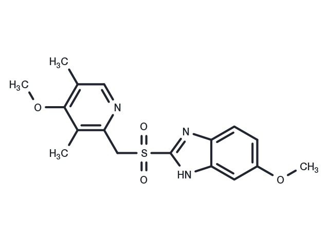 Omeprazole metabolite Omeprazole sulfone Chemical Structure