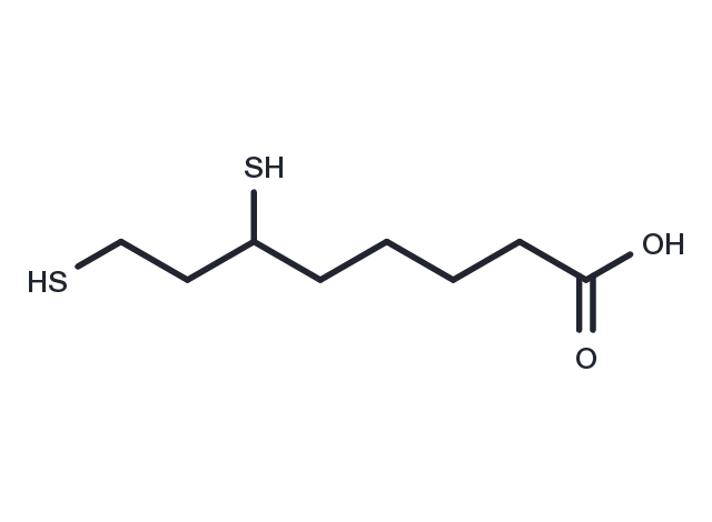 Dihydrolipoic acid Chemical Structure