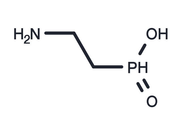 (2-Aminoethyl)phosphinic acid Chemical Structure