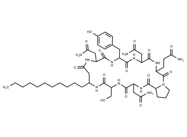 Iturin A2 Chemical Structure