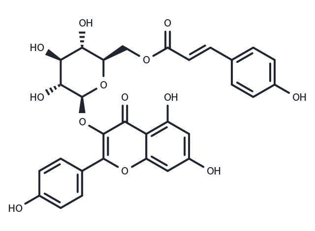 Tiliroside Chemical Structure