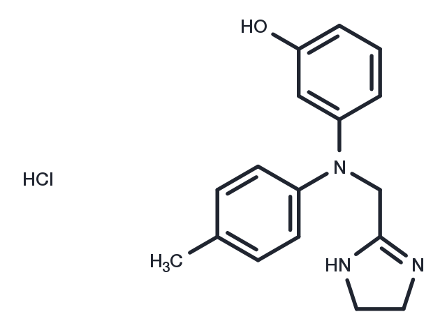 Phentolamine hydrochloride Chemical Structure
