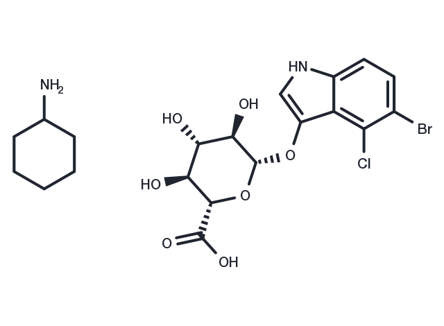X-Gluc cyclohexanamine Chemical Structure