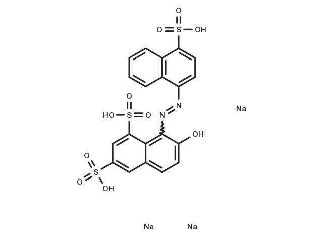 Ponceau 4R Chemical Structure