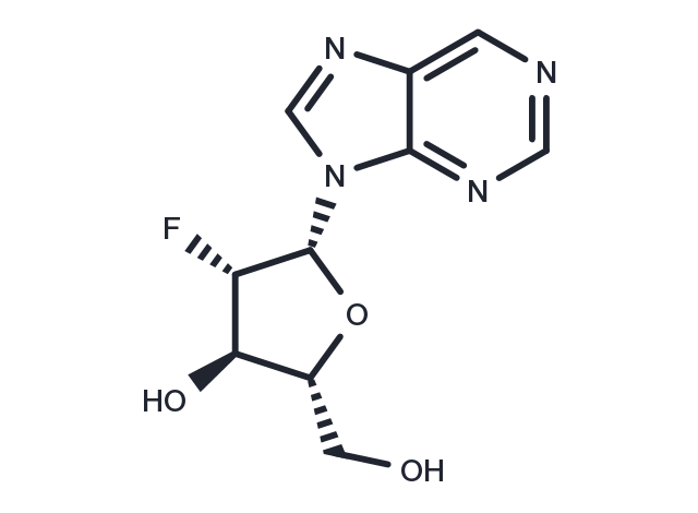 Purine -9-beta-D-(2’-deoxy-2’-fluoro) arabinoriboside Chemical Structure