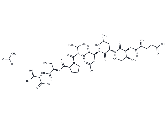 Fibronectin CS1 Peptide acetate Chemical Structure