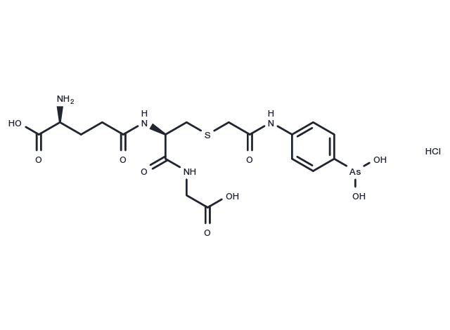 Glutathione arsenoxide hydrochloride Chemical Structure
