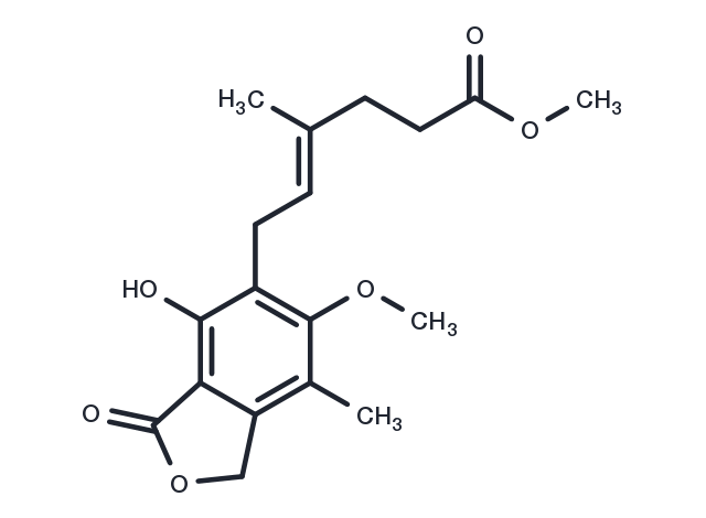 Methyl mycophenolate Chemical Structure