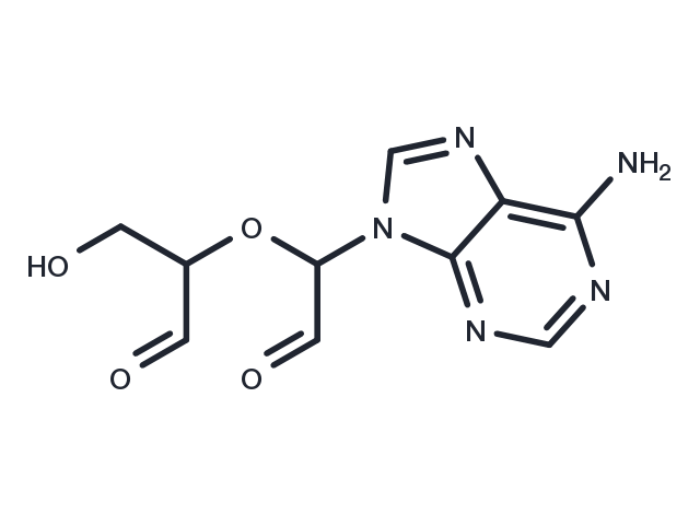 Adenosine Dialdehyde (ADOX) Chemical Structure