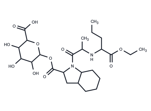 Perindopril acyl-β-D-glucuronide Chemical Structure