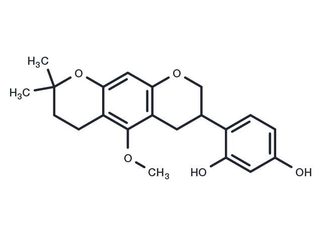 Licorisoflavan I Chemical Structure