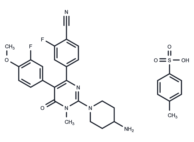 Pulrodemstat Methylbenzenesulfonate Chemical Structure