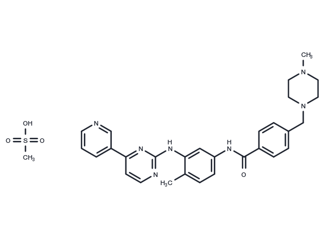 Imatinib Mesylate Chemical Structure