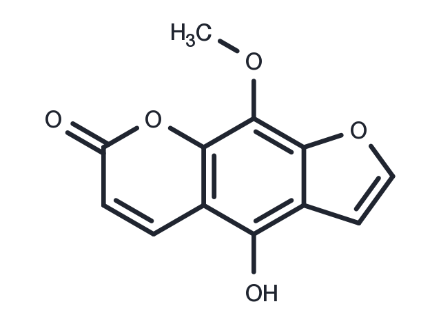 5-Hydroxy-8-methoxypsoralen Chemical Structure