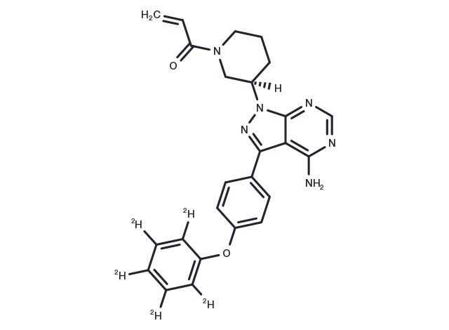 Ibrutinib-d5 Chemical Structure