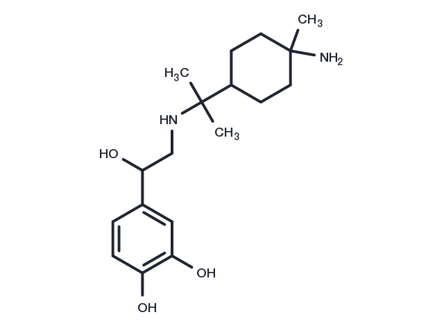 Aminomenthylnorepinephrine Chemical Structure