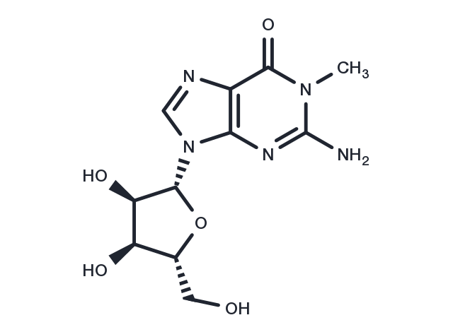 1-Methylguanosine Chemical Structure