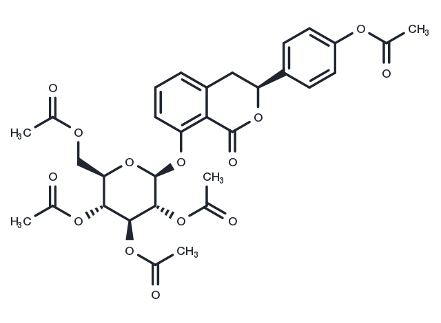 (3S)-Hydrangenol 8-O-glucoside pentaacetate