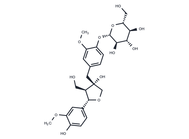 Olivil 4'-O-glucoside