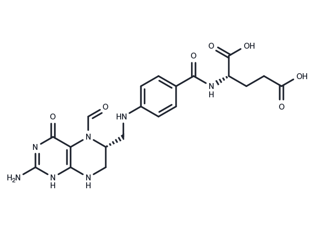 6R-Leucovorin Chemical Structure