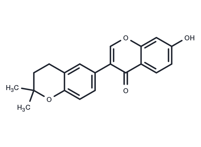 Isoneobavaisoflavone Chemical Structure