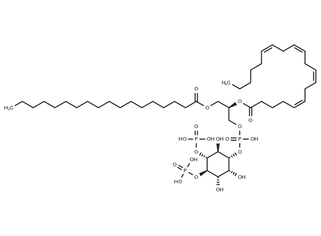 Phosphatidylinositol 4,5-bisphosphate Chemical Structure
