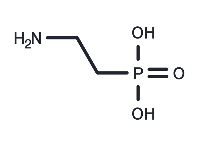(2-Aminoethyl)phosphonic acid Chemical Structure