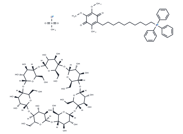 Mitoquinone-cyclodextrin Chemical Structure