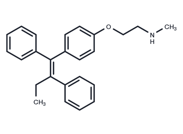 N-Desmethyltamoxifen Chemical Structure