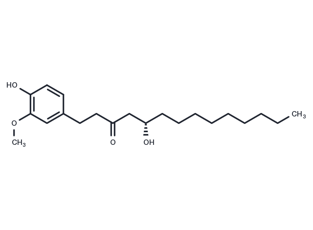 10-Gingerol Chemical Structure
