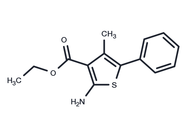 ETHYL 2-AMINO-4-METHYL-5-PHENYLTHIOPHENE-3-CARBOXYLATE Chemical Structure