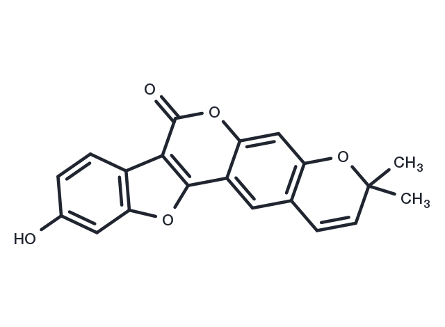 4",5"-dehydroisopsoralidin Chemical Structure