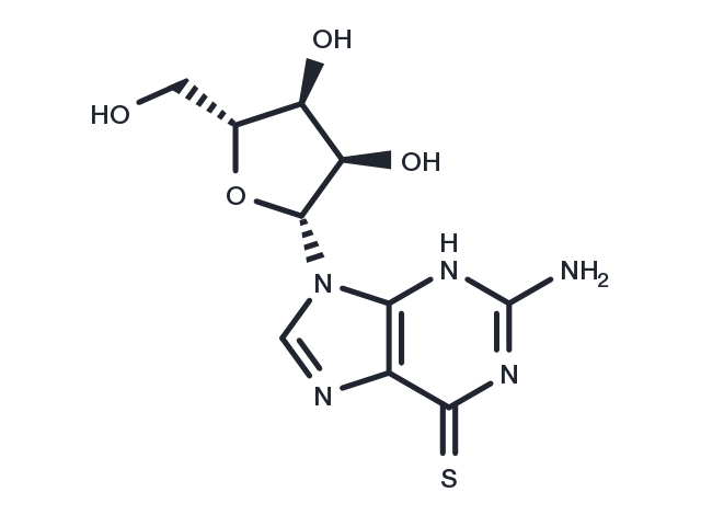 6-Thioguanosine Chemical Structure