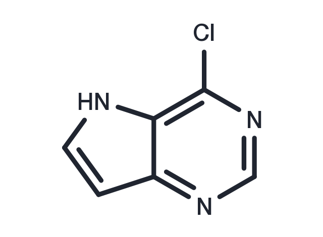 4-Chloro-5H-pyrrolo[3,2-d] pyrimidine Chemical Structure